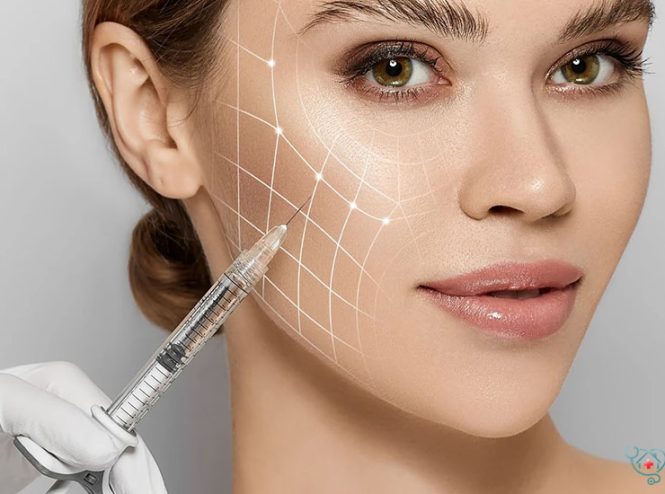 تزریق کات گونه برای برجسته‌سازی طبیعی گونه‌ها و ایجاد زاویه در صورت