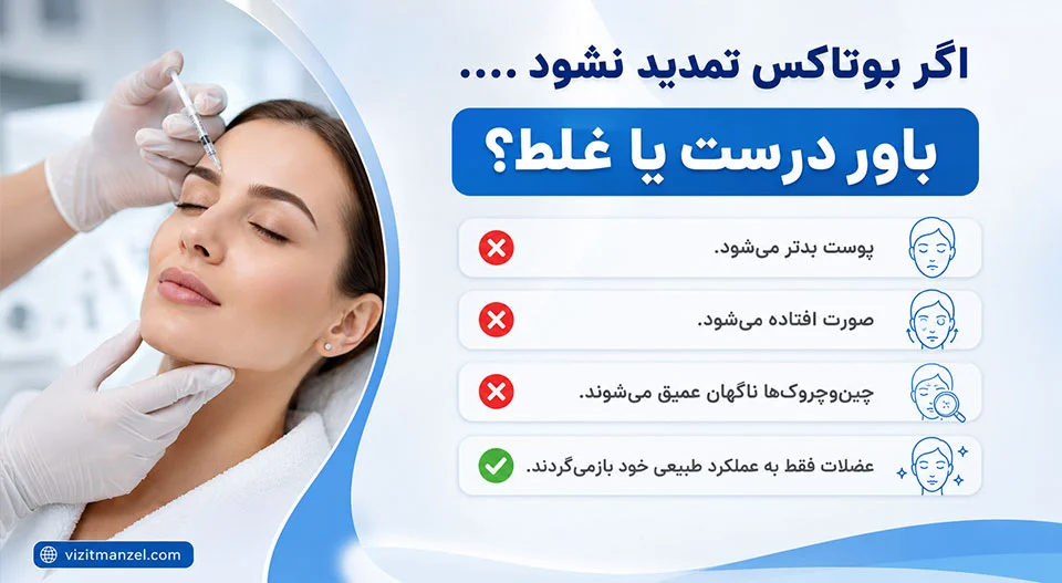 باورهای غلط و درست در مورد عدم تمدید بوتاکس